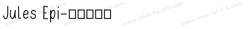 Jules Epi字体转换